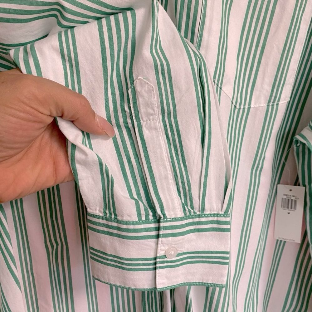 Old Navy Oversized Button-Down Boyfriend Shirt Size M - Picture 7 of 7